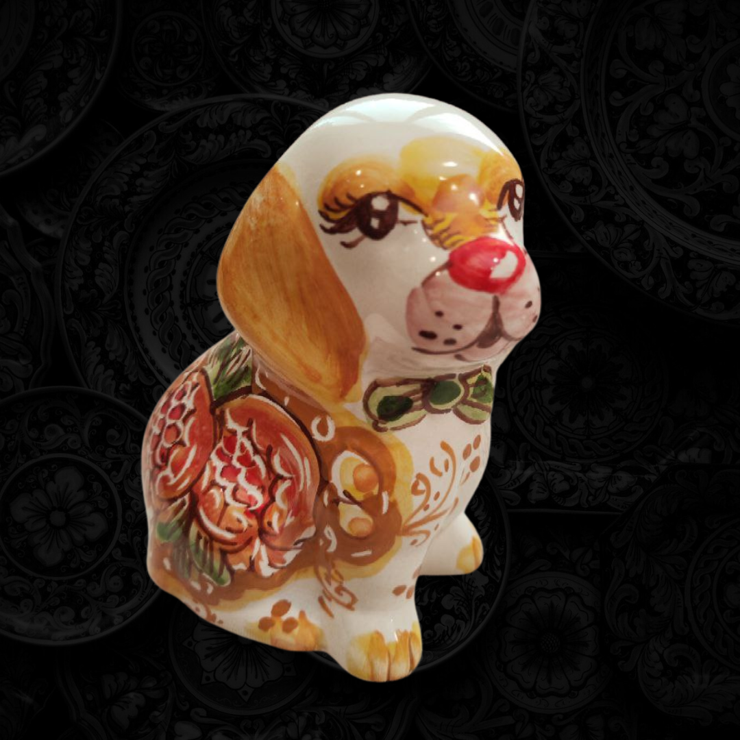 Cagnolino in ceramica di Caltagirone - I tesori di Caltagirone