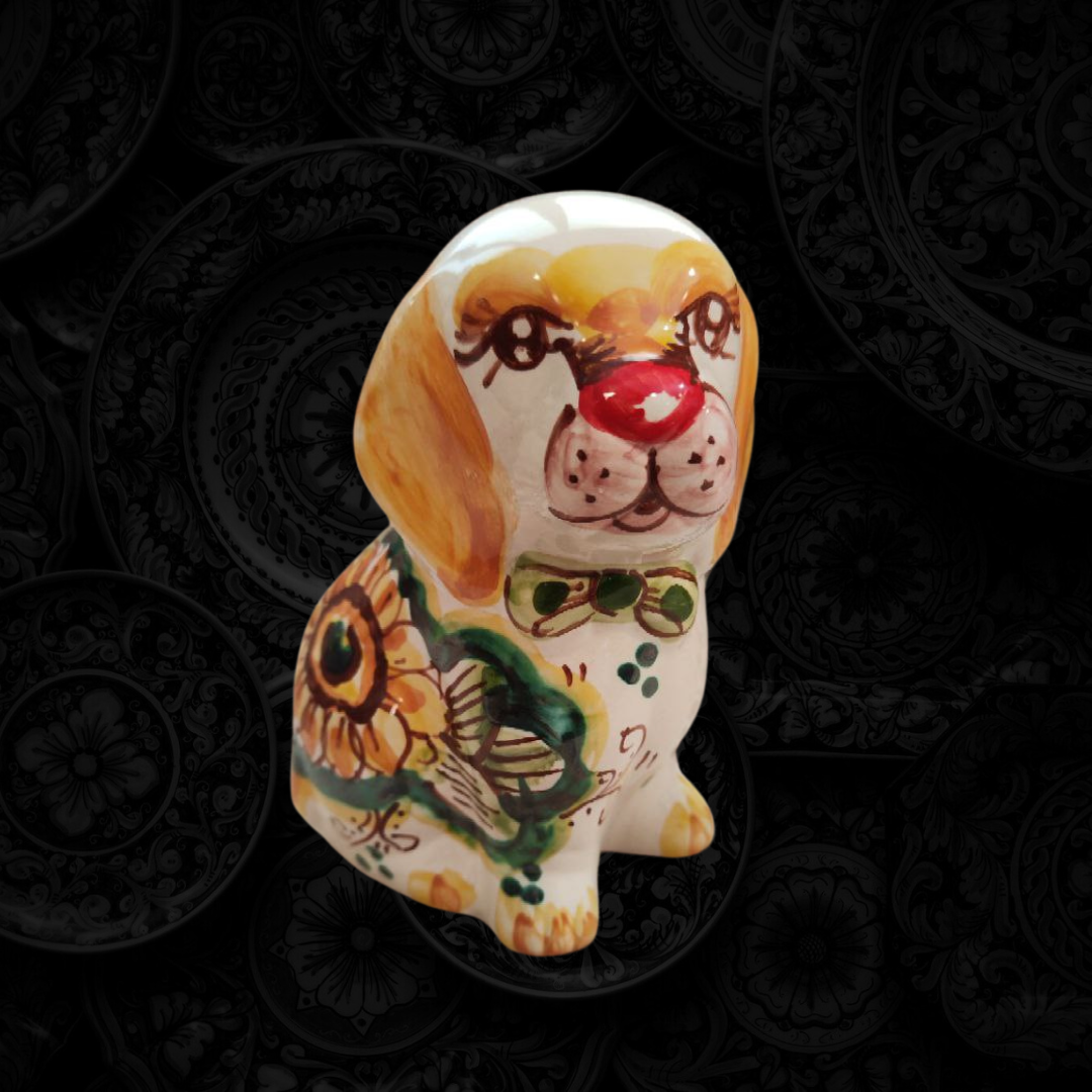 Cagnolino in ceramica di Caltagirone - I tesori di Caltagirone