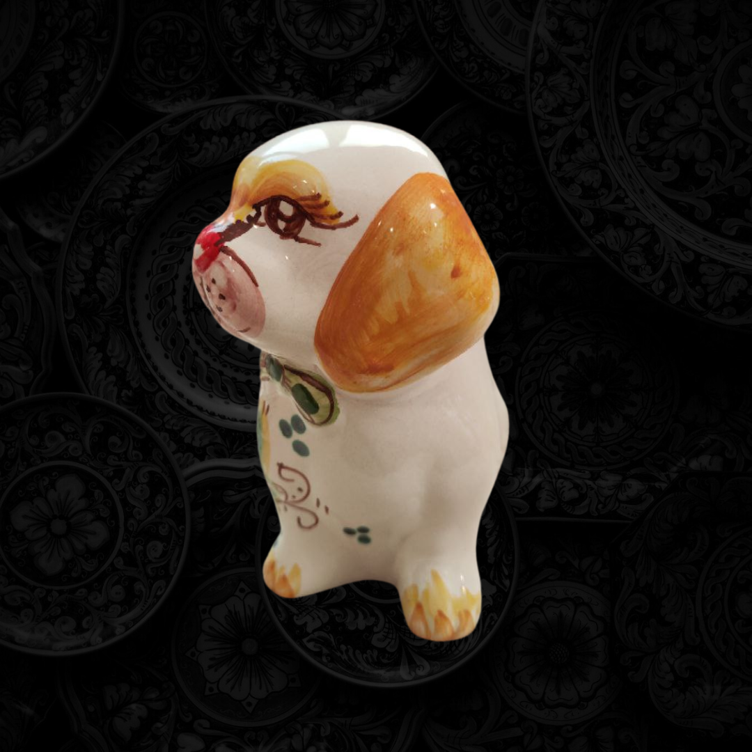 Cagnolino in ceramica di Caltagirone - I tesori di Caltagirone