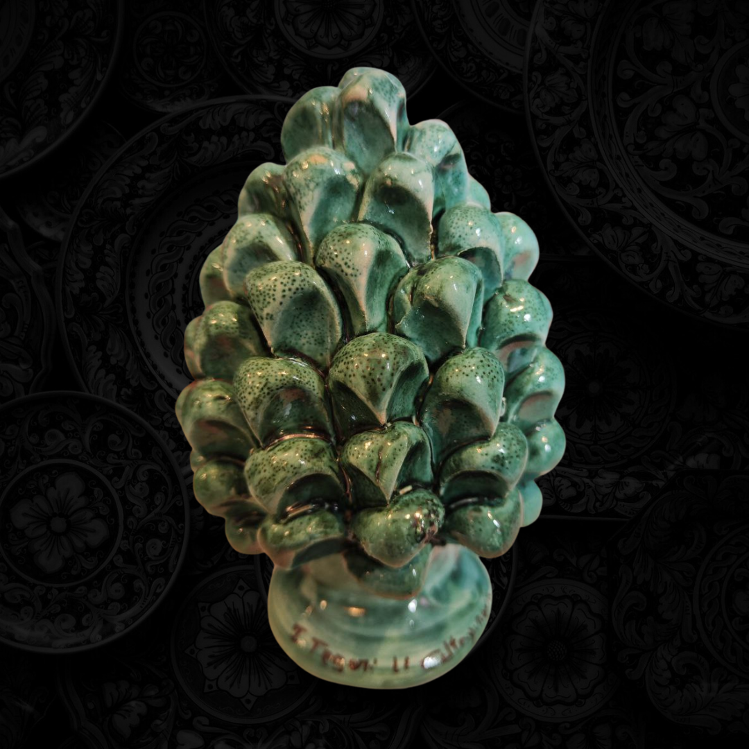 Pigna in ceramica di Caltagirone 16 cm - I tesori di Caltagirone